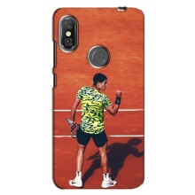 Чехлы с принтом Спортивная тематика для Xiaomi Redmi Note 6 Pro – Алькарас Теннисист