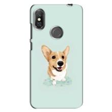 Чехлы с собаками для Xiaomi Redmi Note 6 Pro (VPrint) (Корги)