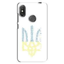 Чехлы для Xiaomi Redmi Note 6 Pro  Укр. Символика (AlphaPrint) (Герб из букв)