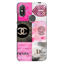 Чохол (Dior, Prada, YSL, Chanel) для Xiaomi Redmi Note 6 Pro (Модніца)