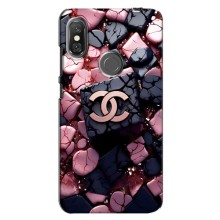 Чохол (Dior, Prada, YSL, Chanel) для Xiaomi Redmi Note 6 Pro (Шанель)