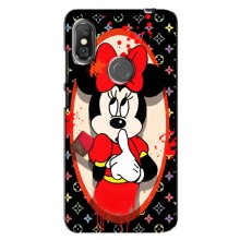 Чехол Disney Mouse Xiaomi Redmi Note 6 Pro (PREMIUMPrint) (Минни Маус ЛВ)