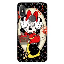 Чехол Disney Mouse Xiaomi Redmi Note 6 Pro (PREMIUMPrint) (Минни peace)