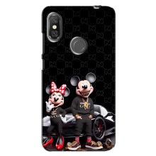 Чехол Disney Mouse Xiaomi Redmi Note 6 Pro (PREMIUMPrint) (Семья Маусов)