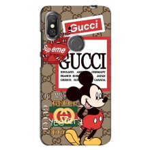 Чехол Disney Mouse Xiaomi Redmi Note 6 Pro (PREMIUMPrint) (Стильный Микки)