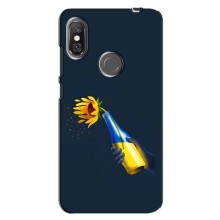 Чехол для Патриота Украины Xiaomi Redmi Note 6 Pro - (AlphaPrint) (Коктейль молотова)