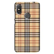 Чехол с Брендами одежды на Редми Нот 6 Про – Burberry стиль
