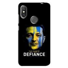 Чехол для Xiaomi Redmi Note 6 Pro (AlphaPrint - с принтом Зеленского) – В. Зеленский