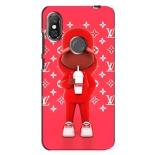 Крутые Чехлы Луи Виттон для Xiaomi Redmi Note 6 Pro (AlphaPrint) (Модный стиль)