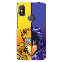 Купить Чохли на телефон з принтом Anime для Редмі Нот 6 Про – Naruto Vs Sasuke