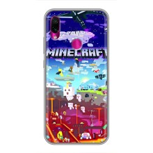 Чехол майнкрафт для Xiaomi Redmi Note 7 Pro – MINECRAFT