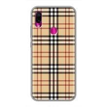 Чохол з Брендами одягу на Редмі нот 7 про – Burberry стиль