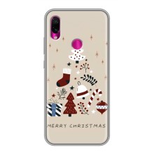 Чехол Санта Клаус для Xiaomi Redmi Note 7 Pro – Merry Christmas