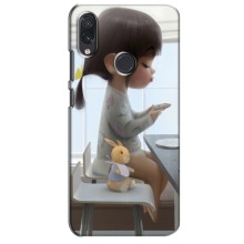 Девчачий Чехол для Xiaomi Redmi Note 7 Pro (Девочка с игрушкой)