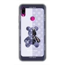 Крутые Чехлы Луи Виттон для Xiaomi Redmi Note 7 Pro (AlphaPrint) (Медвежонок LV)