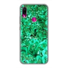 Мраморный чехол на Xiaomi Redmi Note 7 Pro (VPrint) (Салатный Мрамор)
