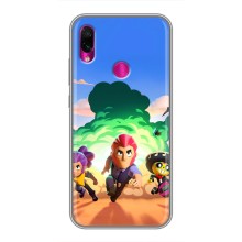 Силиконовый Чехол на Xiaomi Redmi Note 7 Pro с картинкой Brawl Stars (Бравел Старс)