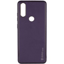 Кожаный чехол Xshield для Xiaomi Redmi Note 7 / Note 7 Pro / Note 7s – Фиолетовый