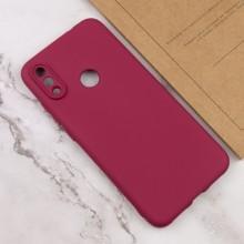Чохол TPU GETMAN Liquid Silk Full Camera для Xiaomi Redmi Note 7 / Note 7 Pro / Note 7s – Бордовий