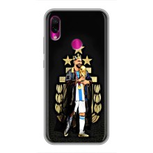 Чехлы для Xiaomi Redmi Note 7 (Leo чемпион) (AlphaPrint) (Месси Король)