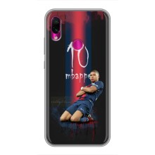 Чехол (TPU) с Футболистом на Xiaomi Redmi Note 7 (MBAPPE 10)