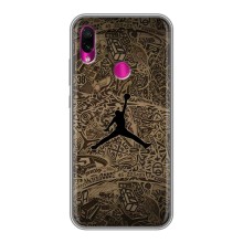 Чехлы для Xiaomi Redmi Note 7 - с картинкой JORDAN (AlphaPrint) (Logo Jordan)
