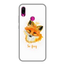 Чехлы с картинкой Лисички для Xiaomi Redmi Note 7 (VPrint) (Девочка Лиса)