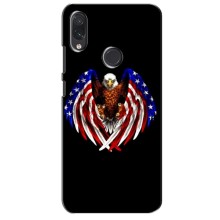 Чохол Прапор USA для Xiaomi Redmi Note 7 (Крила США)