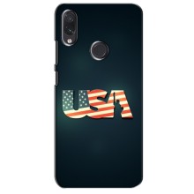 Чехол Флаг USA для Xiaomi Redmi Note 7 (USA)