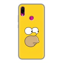 Чехол с Симпсонами для Xiaomi Redmi Note 7 (VPrint) (Гомер)