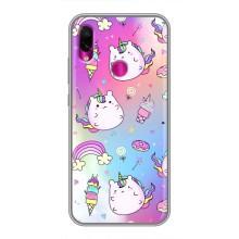 Чохол Unicorn на Xiaomi Redmi Note 7 (Веселка і Єдинорог)