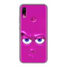 Силиконовые Чехлы (смешные стикеры) для Xiaomi Redmi Note 7 – Хитрая мордочка