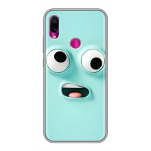 Силиконовые Чехлы (смешные стикеры) для Xiaomi Redmi Note 7 – мордочка