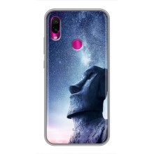 Силиконовые Чехлы (смешные стикеры) для Xiaomi Redmi Note 7 – Статуя