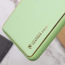 Кожаный чехол Xshield для Xiaomi Redmi Note 8 Pro – Зеленый