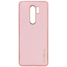 Кожаный чехол Xshield для Xiaomi Redmi Note 8 Pro – Розовый