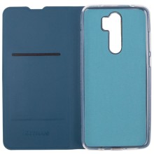 Кожаный чехол книжка GETMAN Elegant (PU) для Xiaomi Redmi Note 8 Pro – Синий