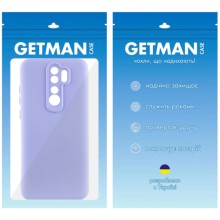 Чехол TPU GETMAN Liquid Silk Full Camera для Xiaomi Redmi Note 8 Pro – Сиреневый