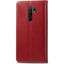 Шкіряний чохол-книжка GETMAN Gallant (PU) для Xiaomi Redmi Note 8 Pro – Червоний