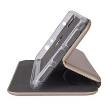 Кожаный чехол-книжка Classy для Xiaomi Redmi Note 8 Pro – Золотой