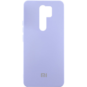 Чохол Silicone Cover Lakshmi (AAA) with Logo для Xiaomi Redmi Note 8 Pro – Бузковий