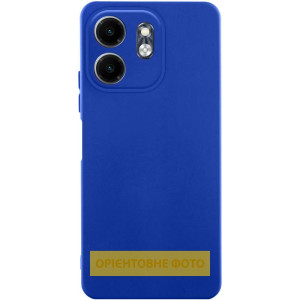 Чехол TPU GETMAN Liquid Silk Full Camera для Xiaomi Redmi Note 8 Pro (Синий)