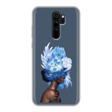 Чехлы (ART) Цветы на Xiaomi Redmi Note 8 Pro (VPrint) (Цветы на голове)