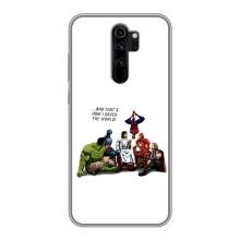 Чохли для Xiaomi Redmi Note 8 Pro (Для Християн) (Ісус супергерой)