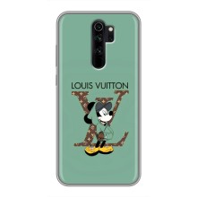 Чехлы Луи Витон для Xiaomi Redmi Note 8 Pro (AlphaPrint - LOUIS VUITTON) (Микки Маус LV)