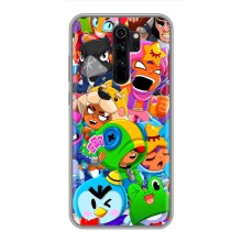 Чехлы Brawl Stars для Xiaomi Redmi Note 8 Pro (AlphaPrint) – Герої Бравл Старс