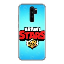 Чехлы Brawl Stars для Xiaomi Redmi Note 8 Pro (AlphaPrint) – Лого Бравл Старс