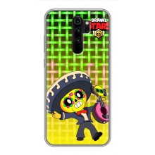 Чехлы Brawl Stars для Xiaomi Redmi Note 8 Pro (AlphaPrint) – Поко в самбреро