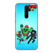 Чехлы Brawl Stars для Xiaomi Redmi Note 8 Pro (AlphaPrint) – Тріо героїв