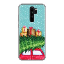 Чехол Новогодняя Елка на Xiaomi Redmi Note 8 Pro (Новогодние подарки)